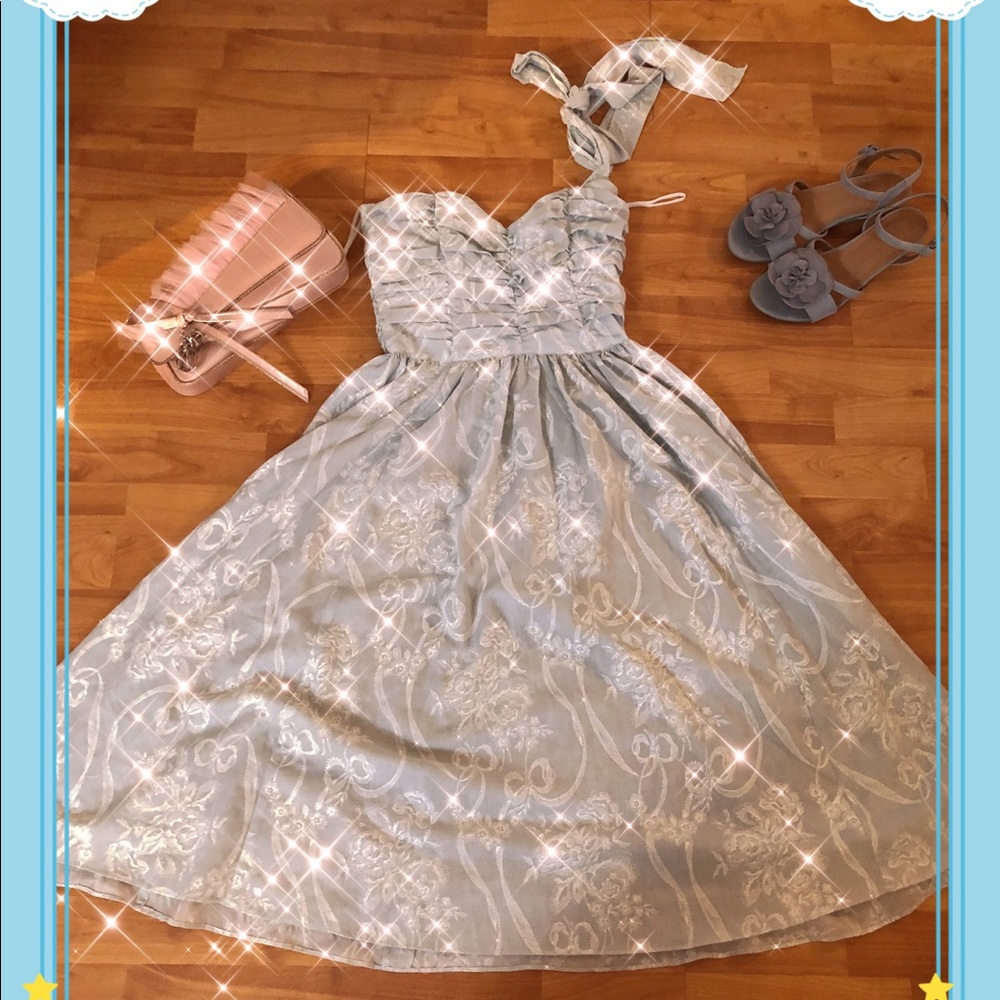 Blue Cinderella Gunne Sax Vintage Dress 👗🎀